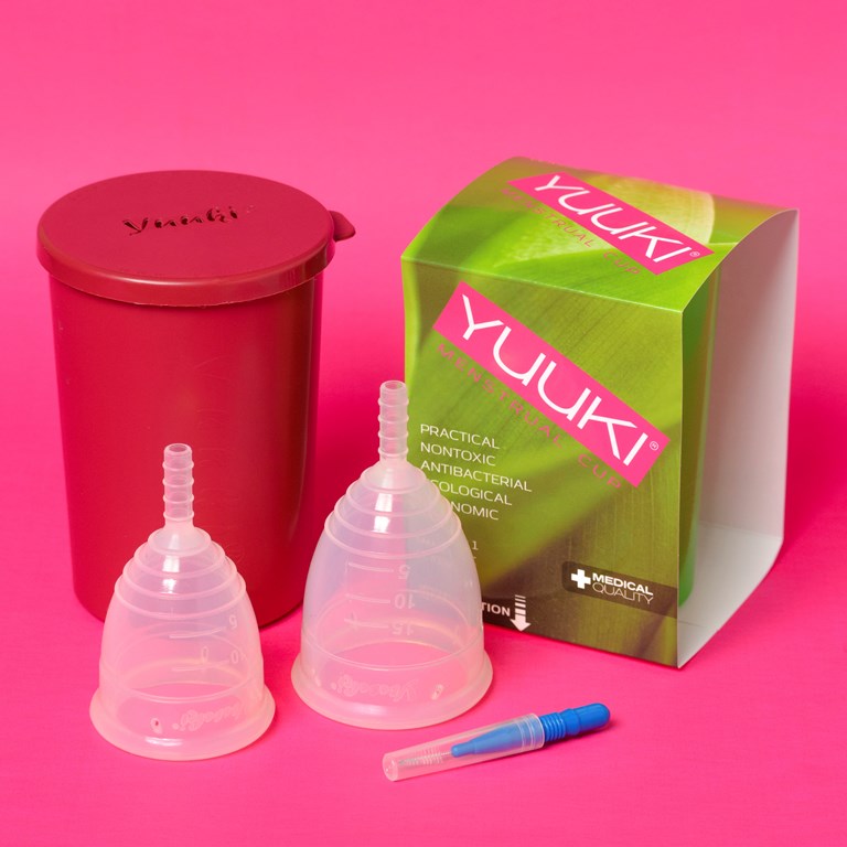 MIX – dos copas menstruales CLASSIC (pequeña + grande)
